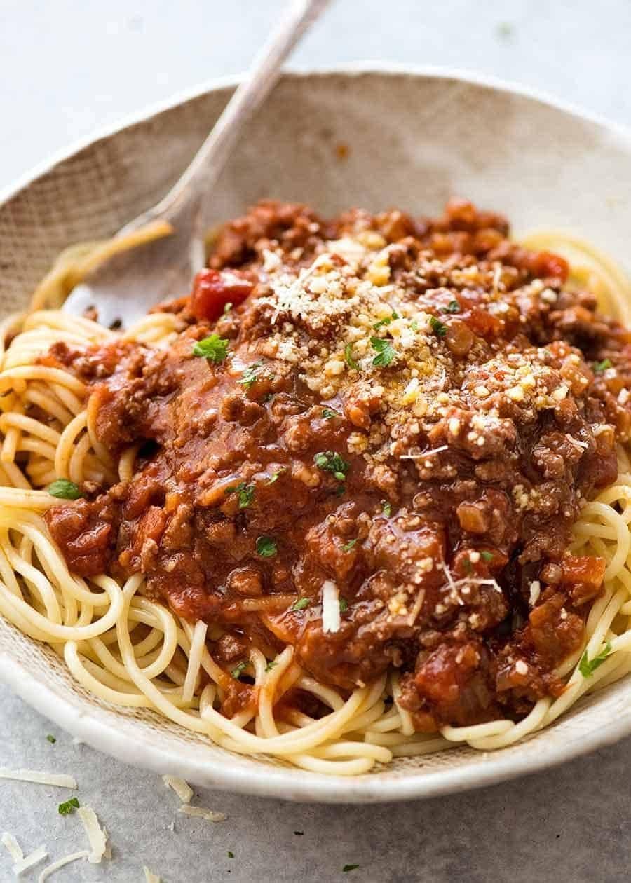 Spaghetti with Bolognese Sauce